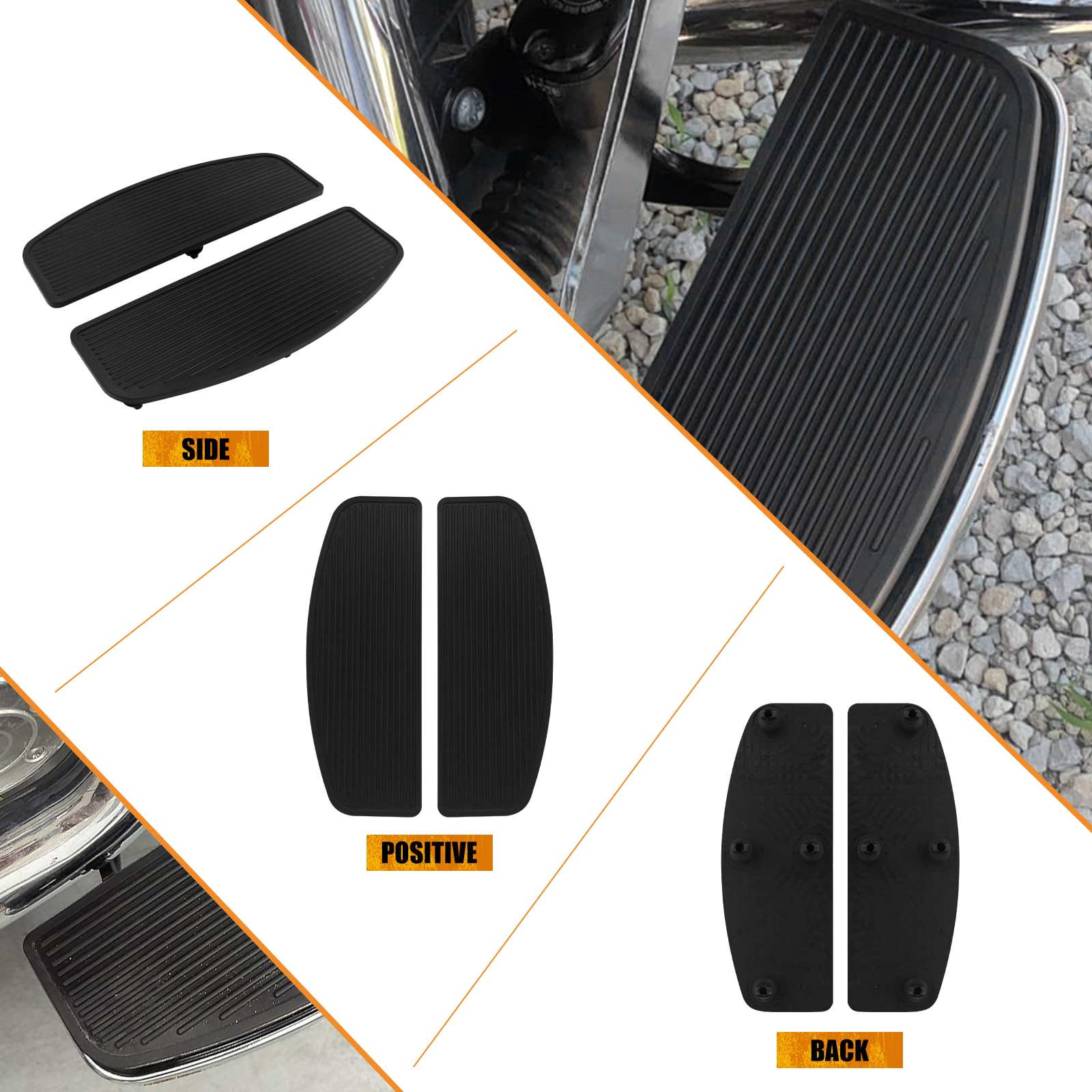 Amazon | HCmotorku オートバイ フロント ラバー ライダー フット
